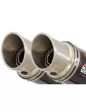 ZZR1200 ZZR 1200 4-2 Silencieux Kit & Silencieux GP Rond En Carbone + Canule en Titane 230mm