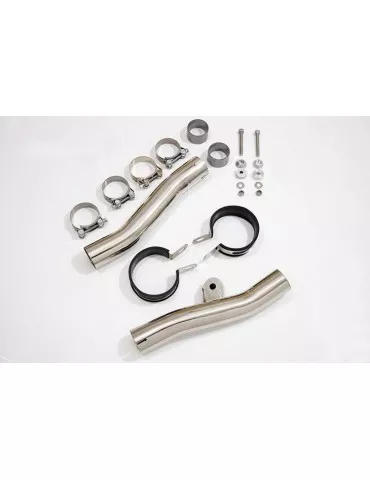 ZZR1200 ZZR 1200 4-2 Silencieux Kit & Silencieux GP Rond En Carbone + Canule En Inox Anodisé 230mm