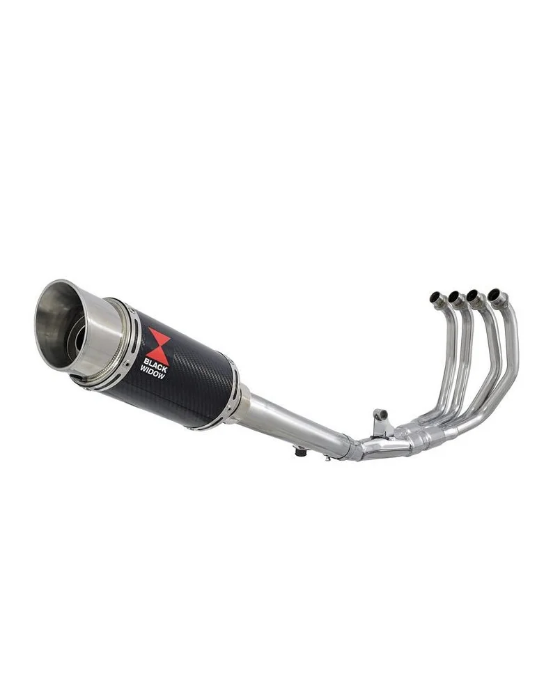 CBR600 CBR 600 FX FY 1999 2000 Ligne complète & Silencieux Rond En Carbone 200mm