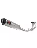 CBR600 CBR 600 FX FY 1999 2000 Ligne complète & Silencieux Ovale Inox + Carbone Tip 400mm