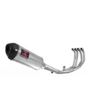 CBR600 CBR 600 FX FY 1999 2000 Ligne complète & Silencieux Ovale Inox + Carbone Tip 300mm