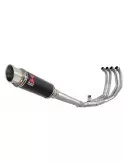 CBR600 CBR 600 FS1 FS2 Sport 2001 2002 Ligne complète & Silencieux GP Rond En Carbone 230mm