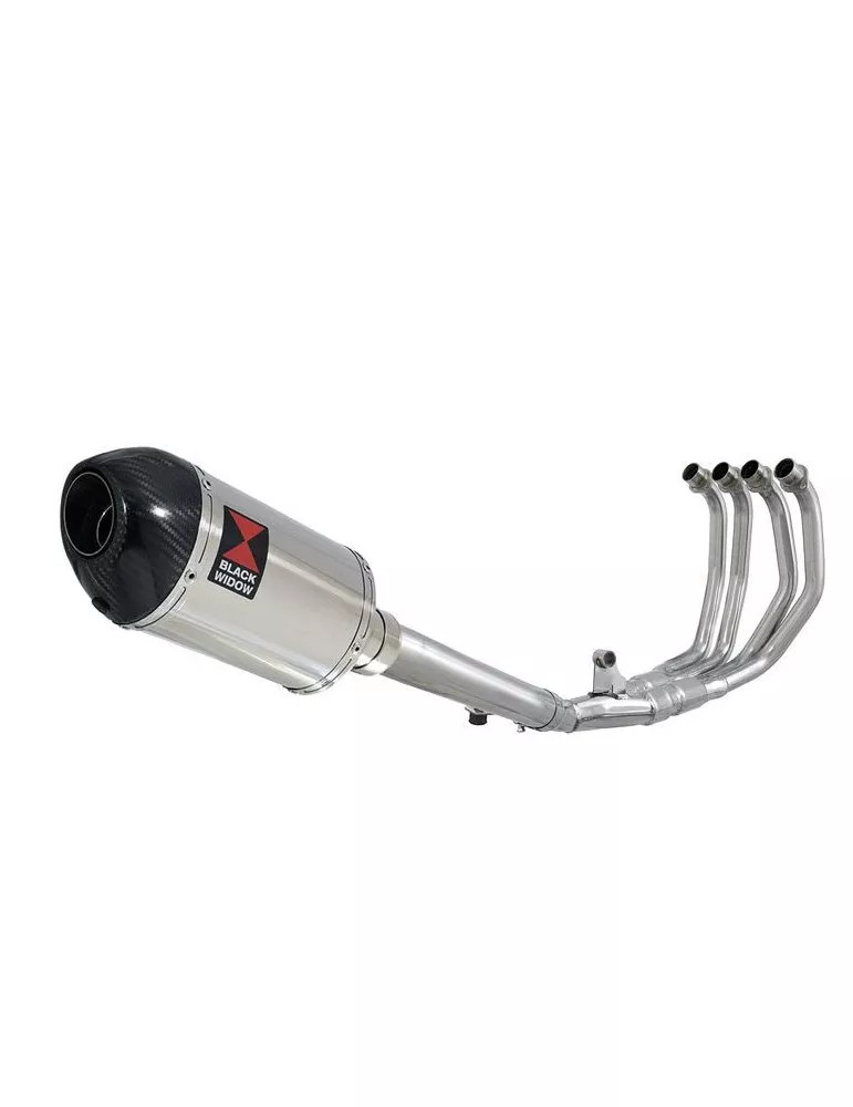 CBR600 CBR 600 FX FY 1999 2000 Ligne complète & Silencieux Ovale Inox + Carbone Tip 200mm
