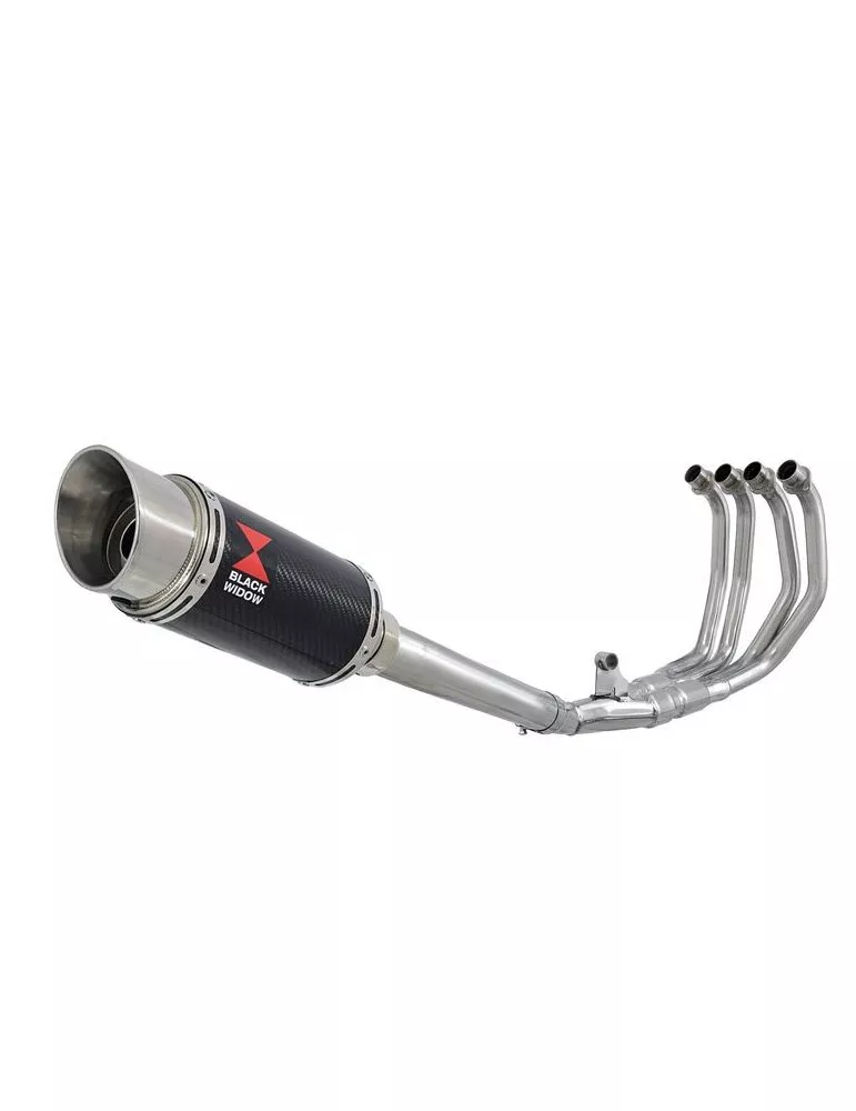 CBR600 CBR 600 FS1 FS2 Sport 2001 2002 Ligne complète & Silencieux Rond En Carbone 200mm