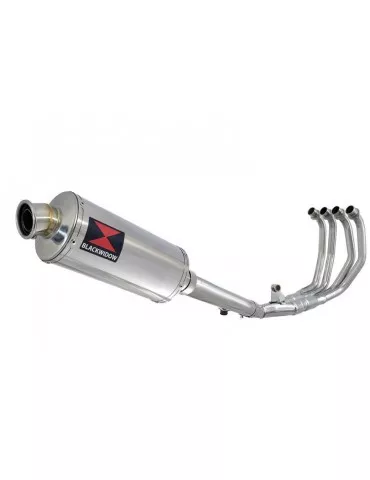 CBR600 CBR 600 F1 F2 F3 F4 F5 F6 F7 2001-2007 Ligne complète & Silencieux Ovale En Inox 300mm