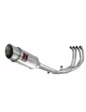 CBR600 CBR 600 F1 F2 F3 F4 F5 F6 F7 2001-2007 Ligne complète & Silencieux Rond En Inox 200mm