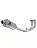 CBR600 CBR 600 FS1 FS2 Sport 2001 2002 Ligne complète & Silencieux Ovale En Inox 230mm
