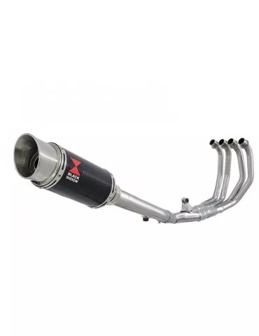 CBR600 CBR 600 F1 F2 F3 F4 F5 F6 F7 2001-2007 Ligne complète & Silencieux Rond En Carbone 200mm