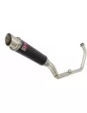 CBR250R MC41 2011-2014 Decata Ligne complète + Silencieux Rond GP Style Noir En Inox 350mm