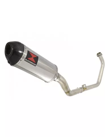 CBR250R MC41 2011-2014 Decata Ligne complète + Silencieux Ovale En Inox + Carbone Tip 300mm