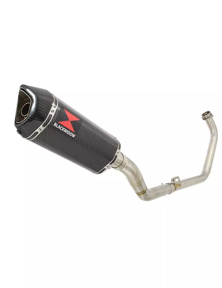 CBR250R MC41 2011-2014 Decata Ligne complète + Silencieux Hexagonale En Carbone + Carbone Tip 300mm