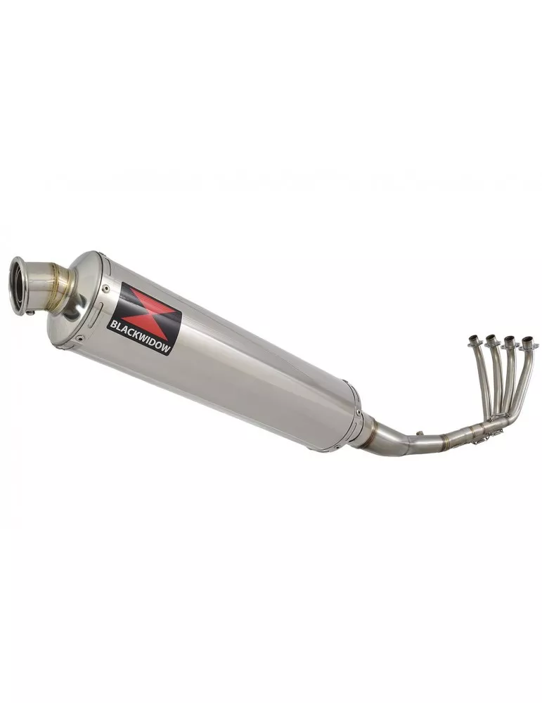 CBR 650 F CBR650F 2014-2017 Décatalyseur Ligne complète & Silencieux Rond En Inox 400mm