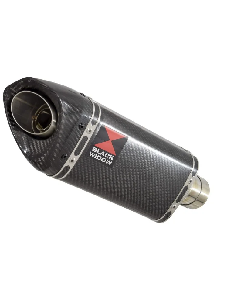 CBR250R MC41 2011-2014 Decata Ligne complète + Silencieux Tri  Ovale En Carbone + Carbone Tip 250mm