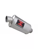CBR600 CBR 600 87-90 FH-FL Tube de raccord et Silencieux Ovale En Inox 230mm