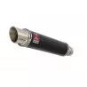 CRF1000 Africa Par paire tube de raccord & Silencieux Rond GP Style Noir En Inox Kit BG35R 2015 - 201x