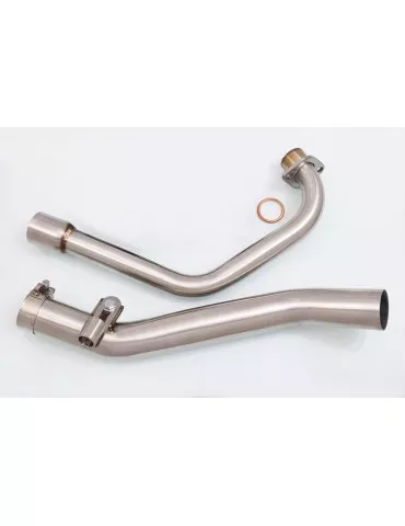 CBR 125 CBR125R 2004 - 2010 Diamètre XI Ligne complète & Silencieux Rond Noir En Inox 400mm