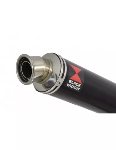 CRF1000 Africa Par paire tube de raccord & Silencieux Rond Noir En Inox Kit BN35R 2015 - 201x