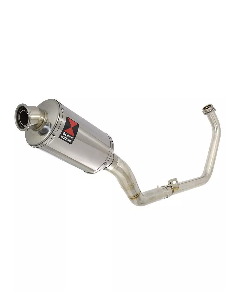 CBR250R MC41 2011-2014 Decata Ligne complète + Silencieux Ovale En Inox 230mm