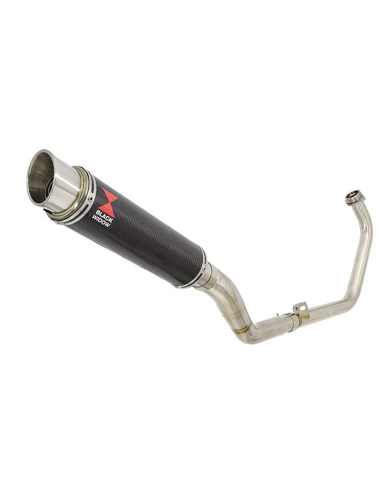 CBR300R NC51 2014-2017 Decata Ligne complète + Silencieux GP Rond En Carbone 350mm