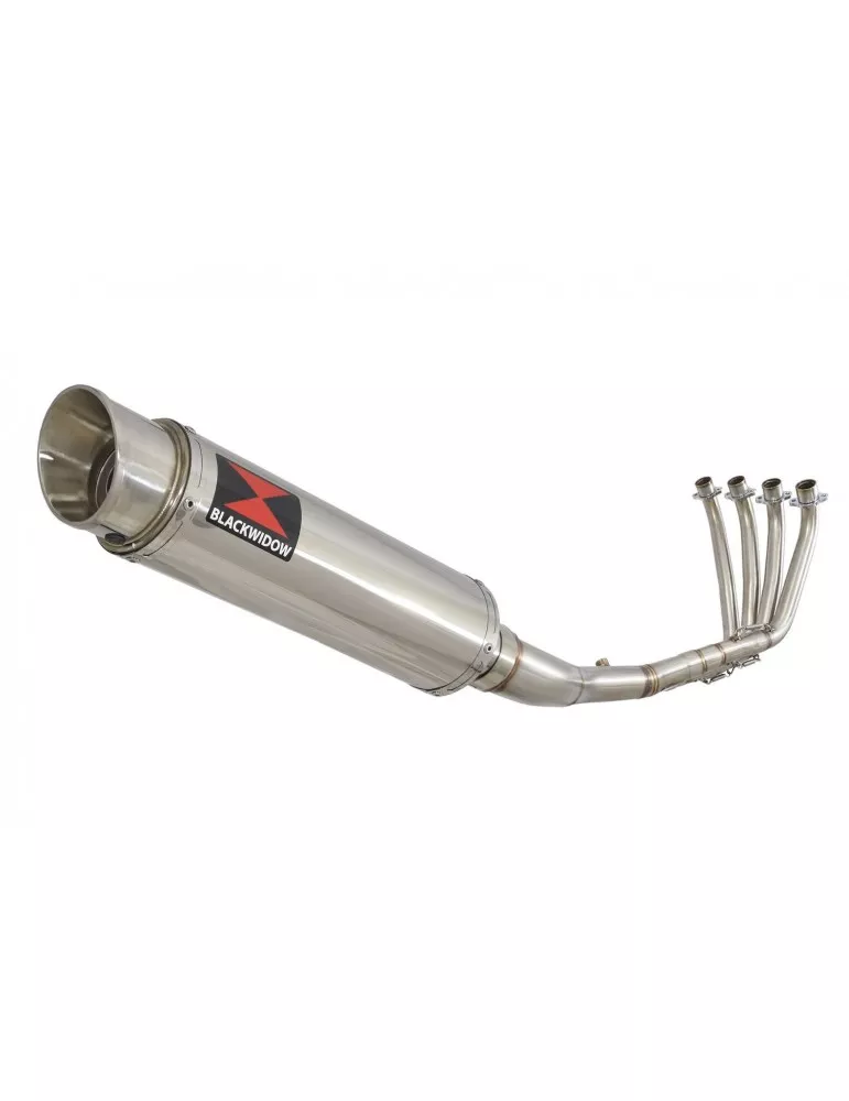 CBR 650 F CBR650F 2014-2017 Décatalyseur Ligne complète & Silencieux Rond GP Style En Inox 360mm