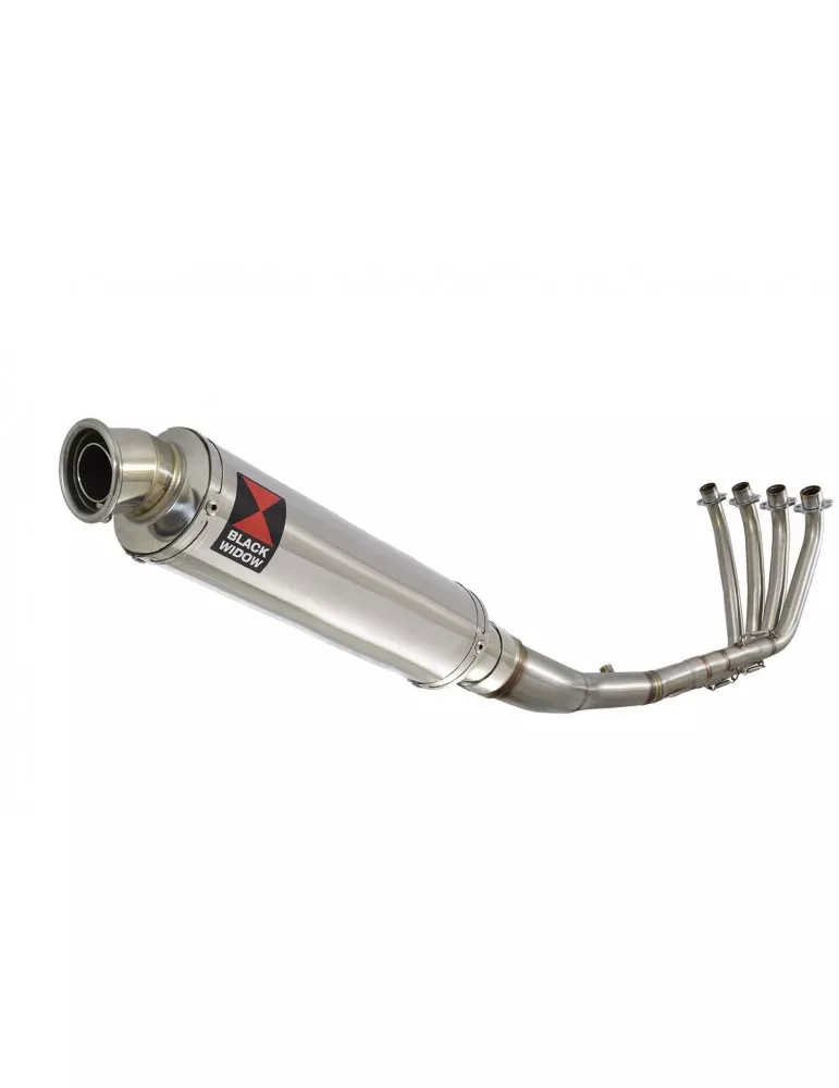 CBR 650 F CBR650F 2014-2017 Décatalyseur Ligne complète & Silencieux Rond En Inox 350mm