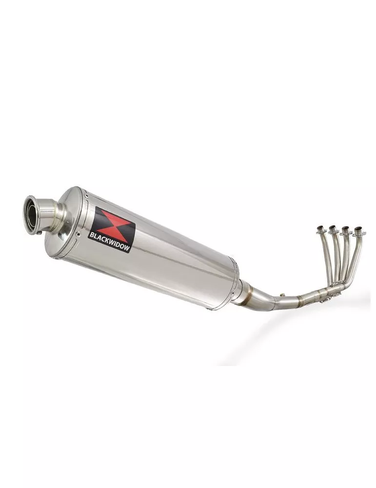 CBR 650 F CBR650F 2014-2017 Décatalyseur Ligne complète & Silencieux Ovale En Inox 400mm
