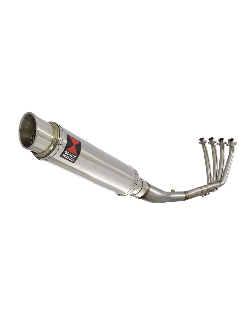 CBR 650 F CBR650F 2014-2017 Décatalyseur Ligne complète & Silencieux Rond GP Style En Inox 350mm