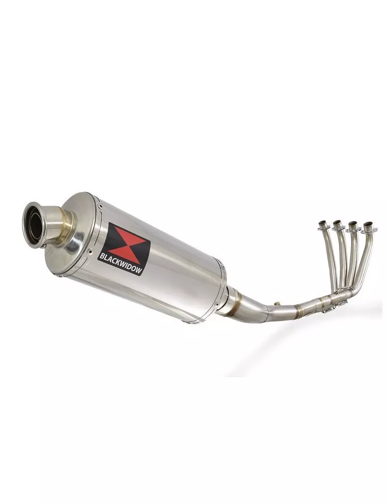 CBR 650 F CBR650F 2014-2017 Décatalyseur Ligne complète & Silencieux Ovale En Inox 300mm