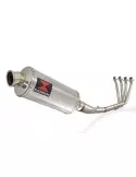 CBR 650 F CBR650F 2014-2017 Décatalyseur Ligne complète & Silencieux Ovale En Inox 300mm