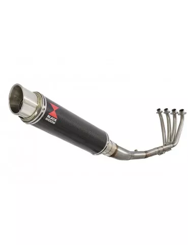 CBR 650 F CBR650F 2014-2017 Décatalyseur Ligne complète & Silencieux GP Style Rond En Carbone 350mm