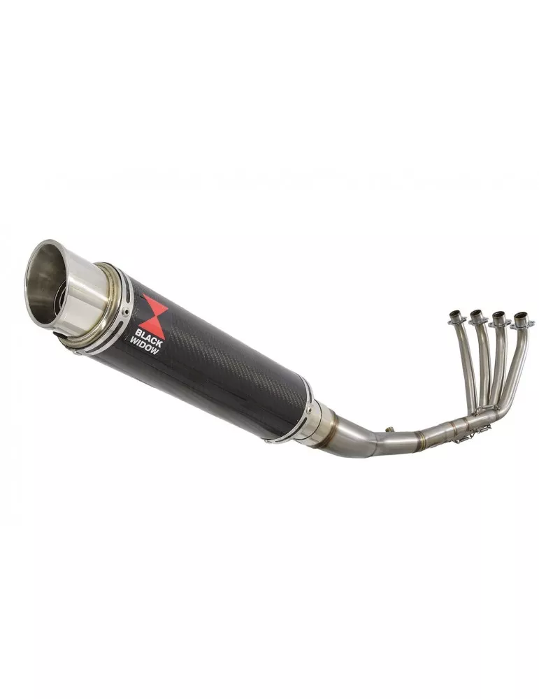 CBR 650 F CBR650F 2014-2017 Décatalyseur Ligne complète & Silencieux GP Style Rond En Carbone 350mm