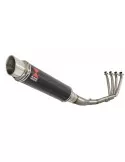 CBR 650 F CBR650F 2014-2017 Décatalyseur Ligne complète & Silencieux GP Style Rond En Carbone 350mm
