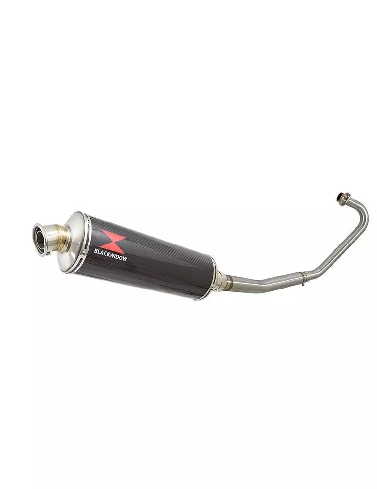 CBF125 2008-2017 Ligne complètes & Silencieux Ovale En Carbone 400mm