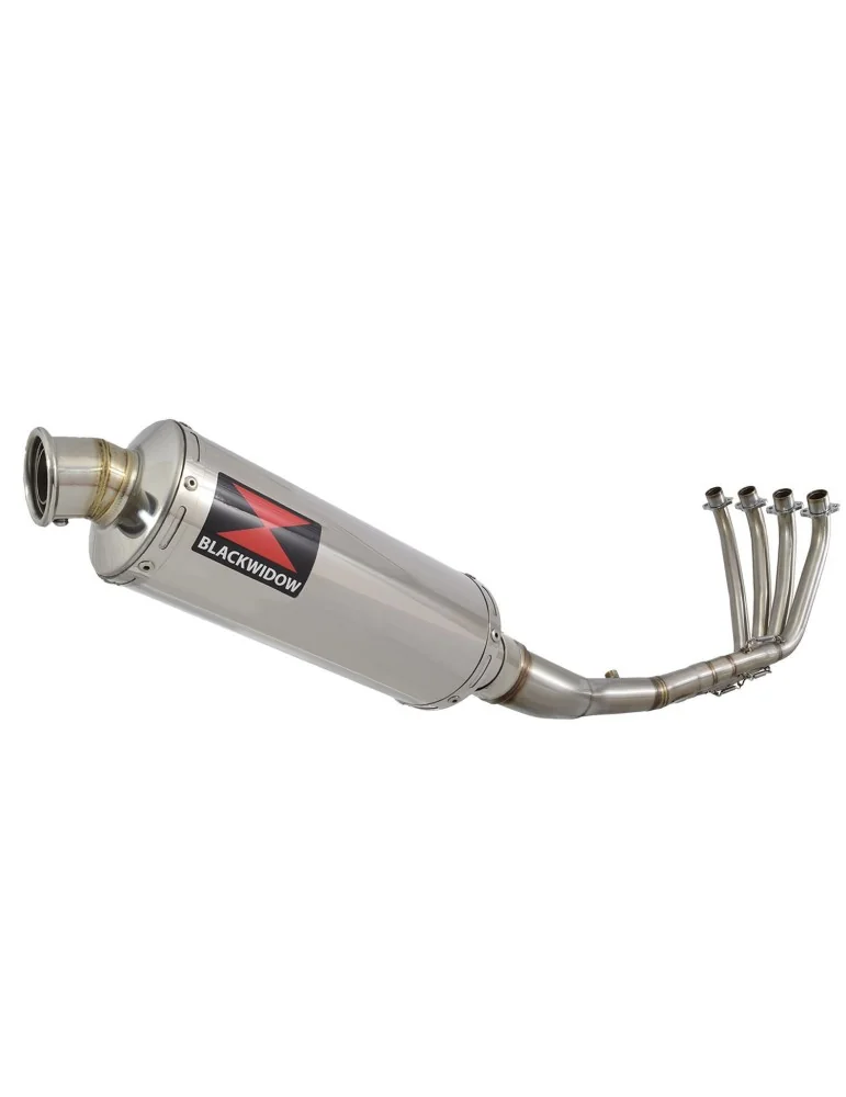 CBR 650 F CBR650F 2014-2017 Décatalyseur Ligne complète & Silencieux Rond En Inox 300mm