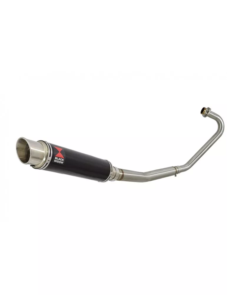 CBF125 2008-2017 Ligne complète & Silencieux GP Rond Noir En Inox 350mm