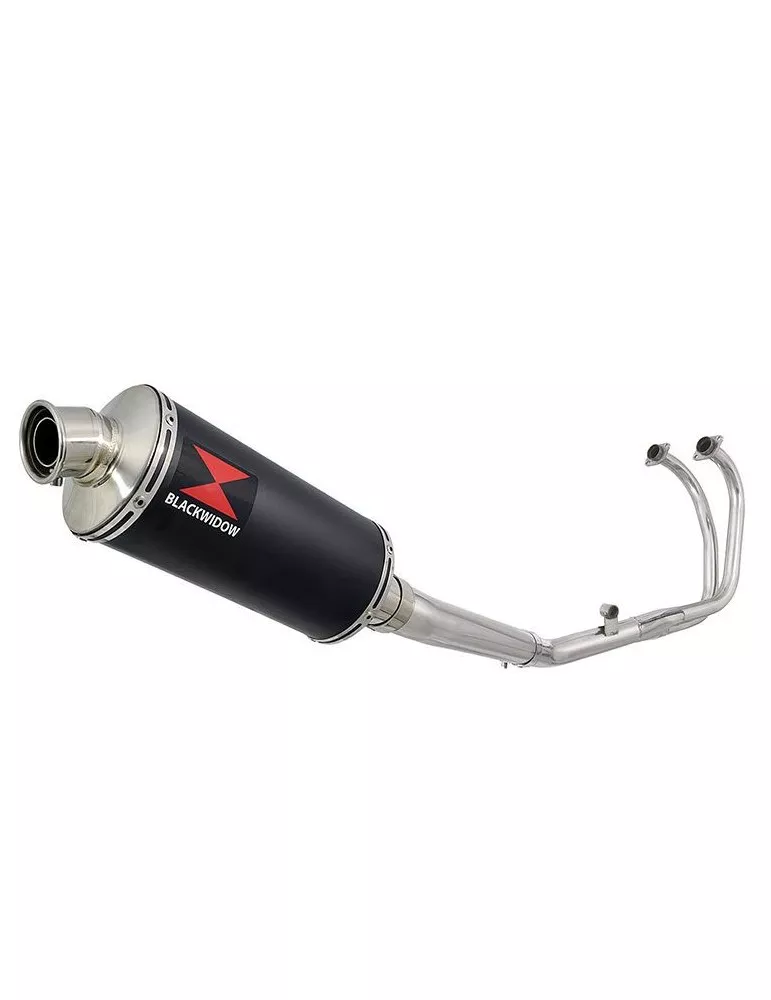CBF500 CBF 500 2004-2007 Ligne complètes & Ovale Noir Silencieux En Inox 300mm