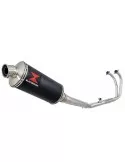 CBF500 CBF 500 2004-2007 Ligne complètes & Ovale Noir Silencieux En Inox 300mm