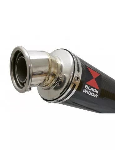 CBF125 2008-2017 Ligne complète & Silencieux Rond En Carbone 350mm