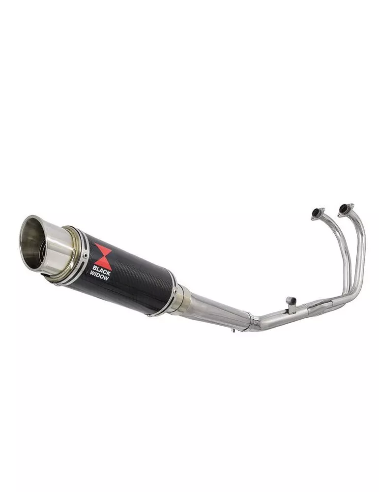 CBF500 CBF 500 2004-2007 Ligne complètes & Silencieux GP Rond En Carbone 230mm