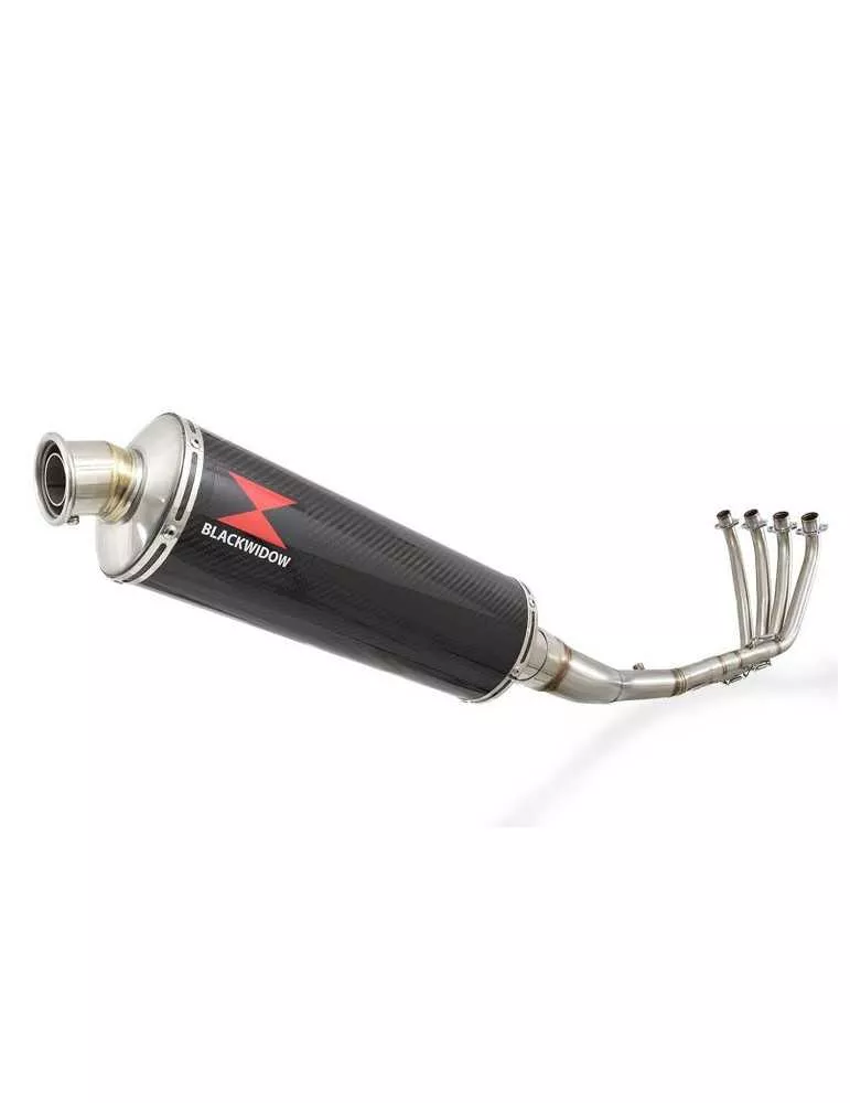 CB 650 F CB650F 2014-2017 Décatalyseur Ligne complètes & Ovale En Carbone Silencieux 400mm