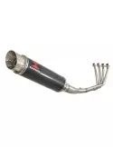 CB 650 F CB650F 2014-2017 Décatalyseur Ligne complètes & Rond GP Style En Carbone Silencieux 360mm