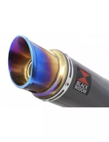 CRF1000 Africa Par paire Decata Ligne complète + Silencieux Rond En Carbone / Inox Anodisé Tip 230mm 2015 - 201x