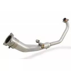 CBR 125 CBR125R 2004 - 2010 Diamètre XI Ligne complète & Silencieux Rond Noir En Inox 400mm