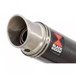 CRF1000 Africa Par paire tube de raccord & Silencieux GP Style Rond En Carbone / Titanium Kit CI23R 2015 - 201x