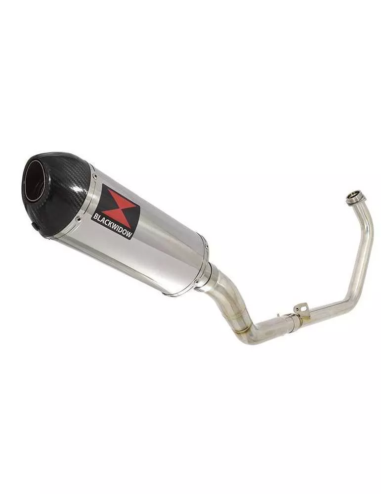 CBR300R NC51 2014-2017 Decata Ligne complète + Silencieux Ovale En Inox + En Carbone 300mm