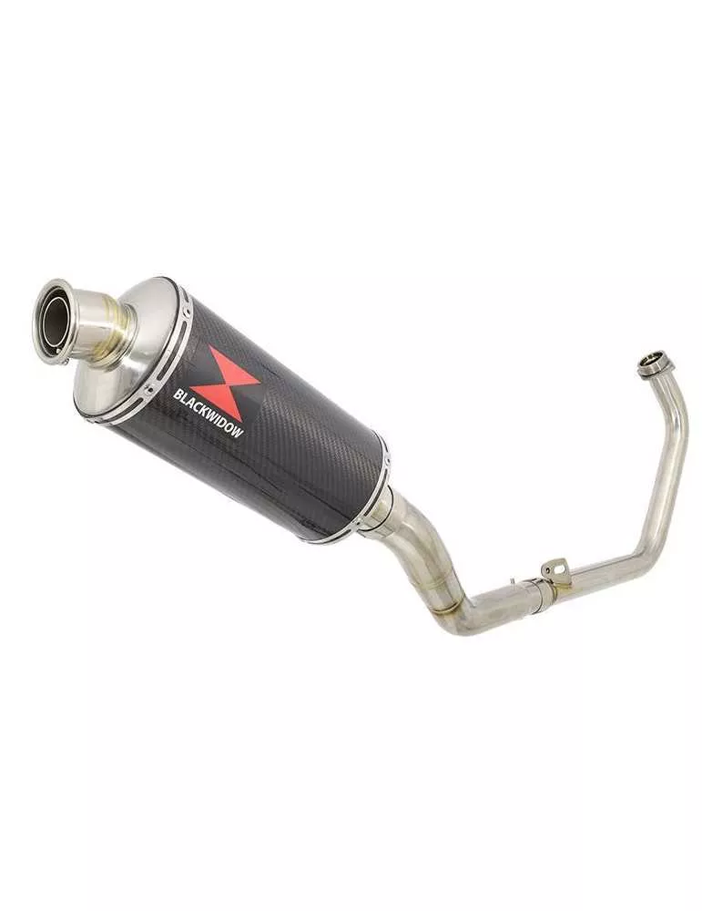 CBR300R NC51 2014-2017 Decata Ligne complète + Silencieux Ovale En Carbone 300mm