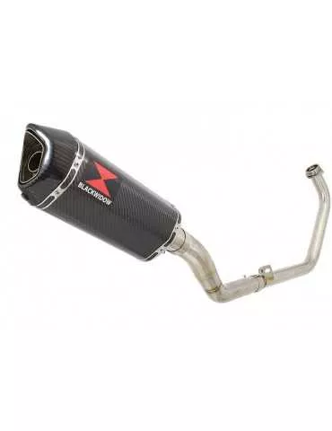 CBR300R NC51 2014-2017 Decata Ligne complète + Silencieux Hexagonale En Carbone 300mm