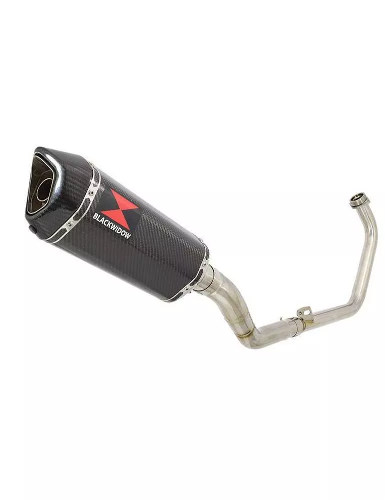 CBR300R NC51 2014-2017 Decata Ligne complète + Silencieux Hexagonale En Carbone 300mm