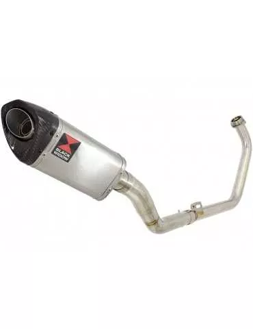 CBR300R NC51 2014-2017 Decata Ligne complète + Silencieux Tri Ovale Inox + Carbone 250mm