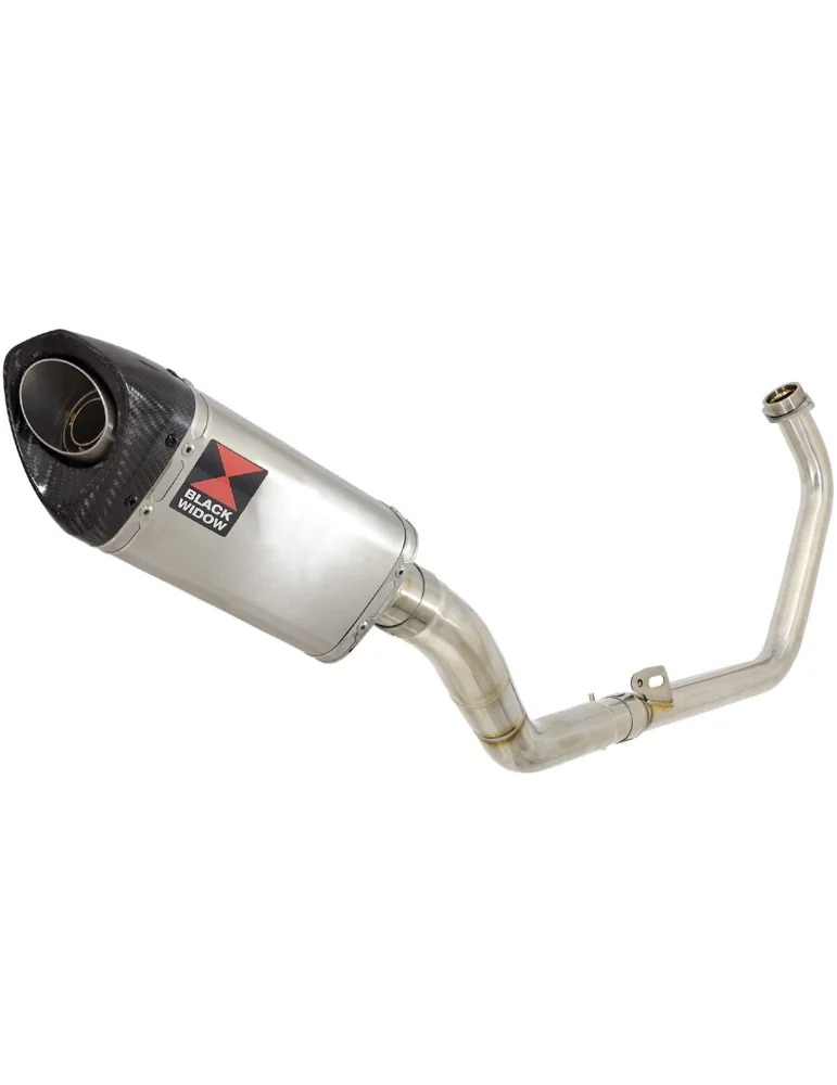 CBR300R NC51 2014-2017 Decata Ligne complète + Silencieux Tri Ovale Inox + Carbone 250mm